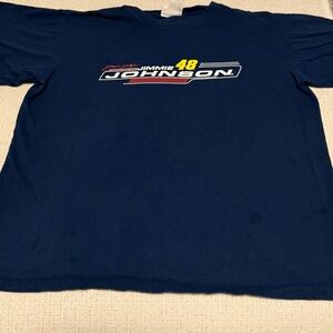 Jimmie Johnson Navy Blue Men's Short Sleeve Tee
